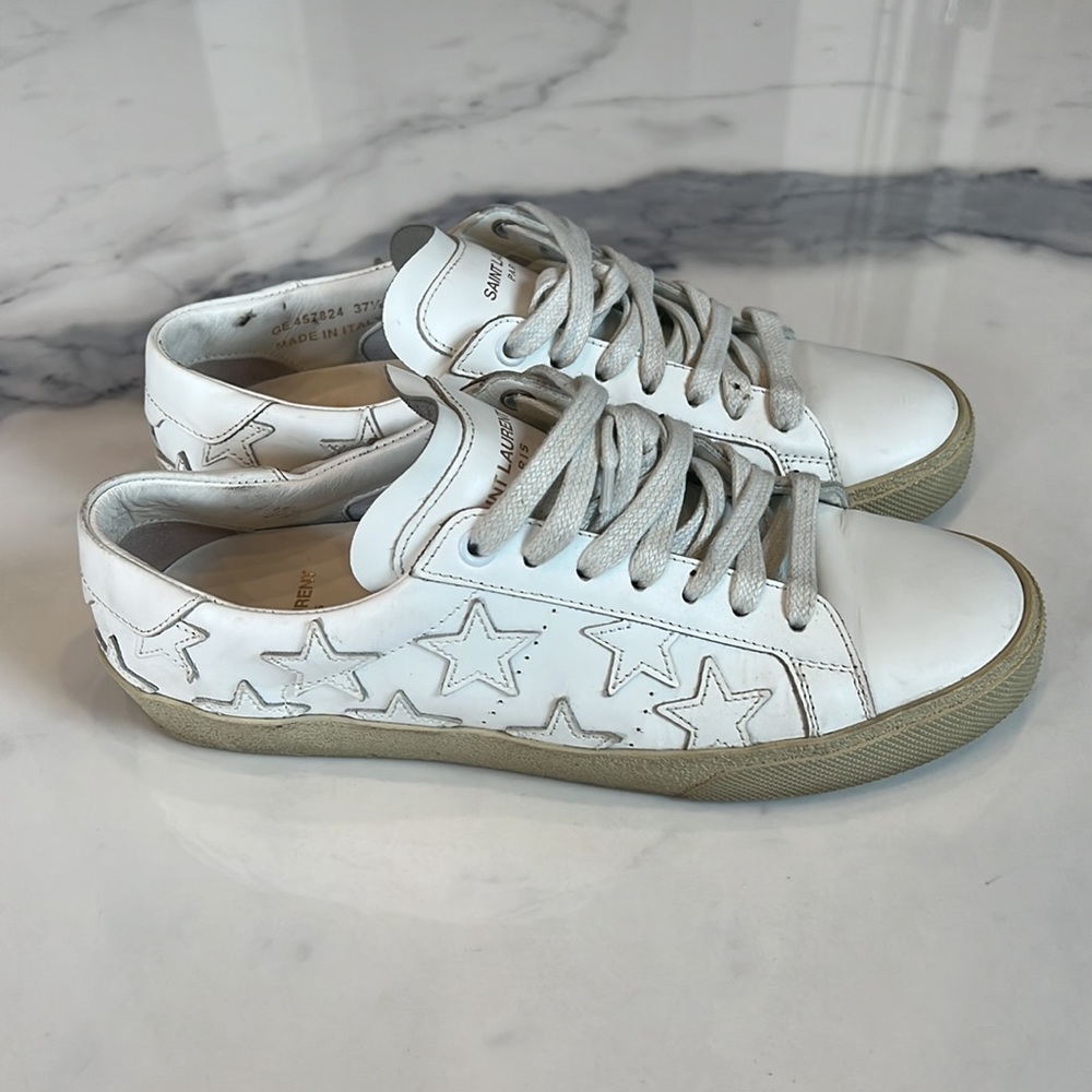 Saint Laurent star sneakers lightly worn